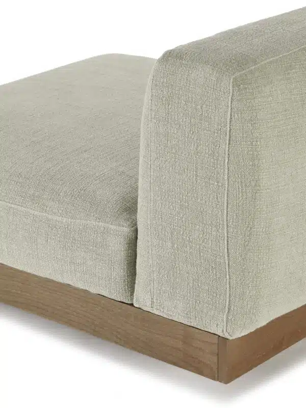 Bench siege unique sand cognac indoor Rudolph – Image 2