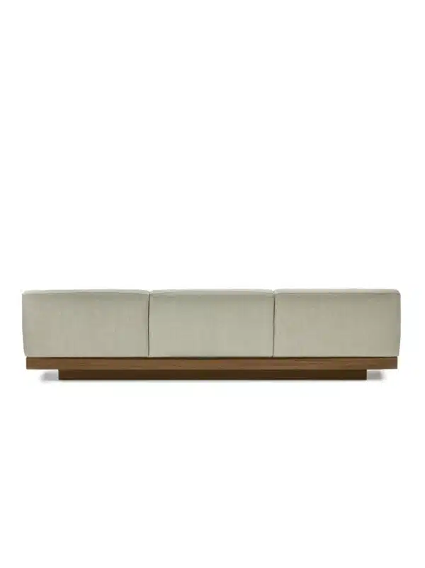 Bench 3 places sand cognac indoor Rudolph – Image 3